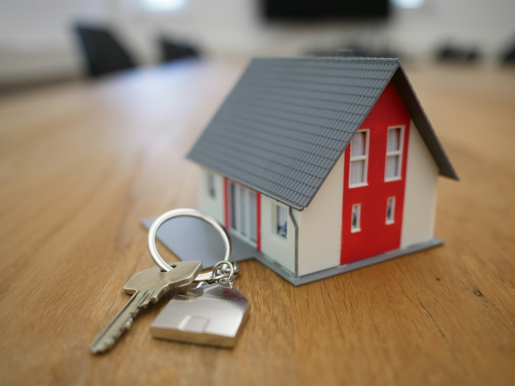 House model with keys