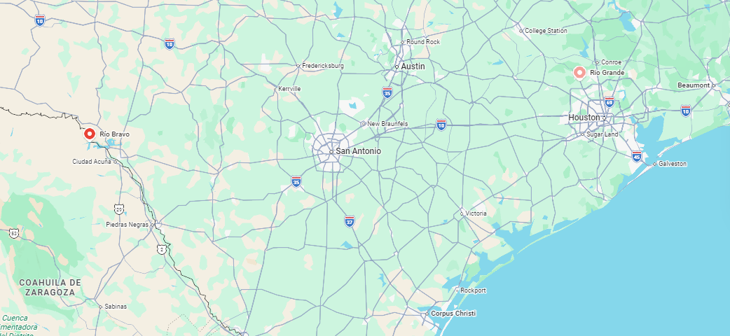 Rio Grande Valley communities map